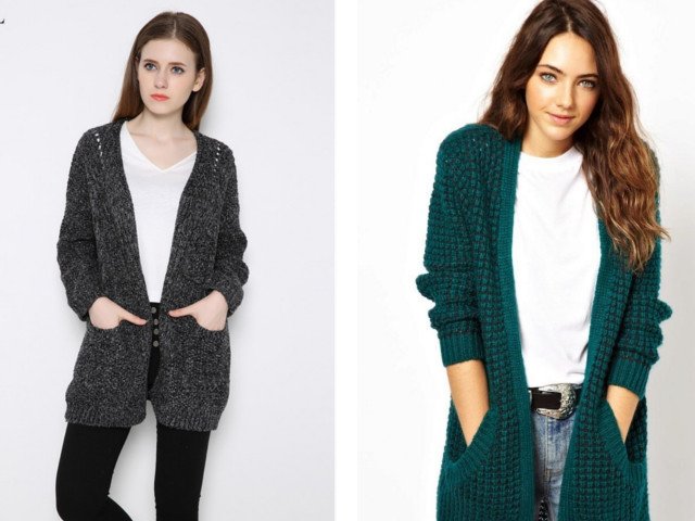 Knit a sweater for women with a step-by-step description