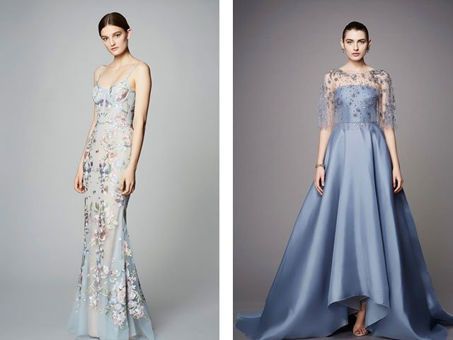 A blue dress with what to wear