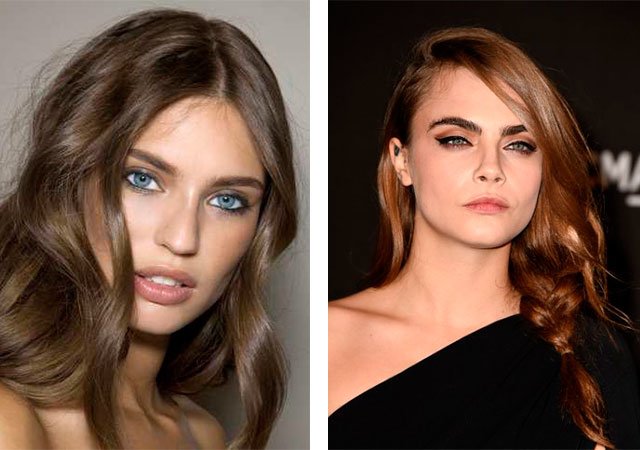 Brunette and brown-haired what is this hair color?