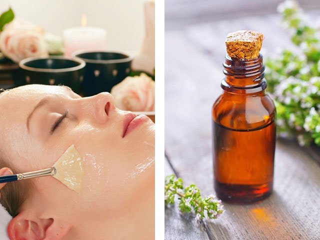 Face masks with essential oils at home