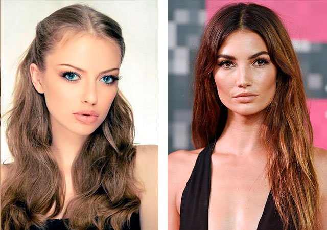 Brunette and brown-haired what is this hair color?