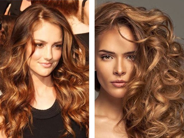 Chocolate hair color (photo 2024)