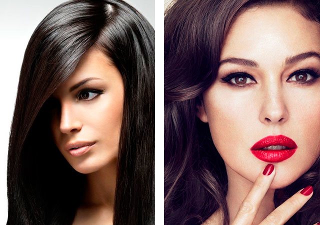 Brunette and brown-haired what is this hair color?