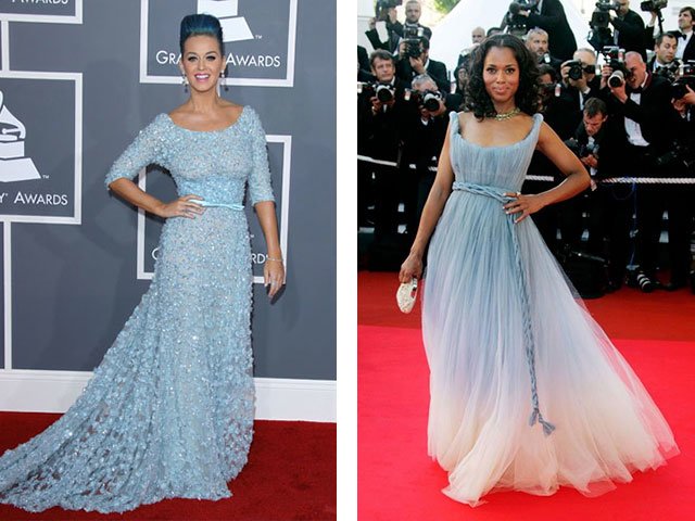 A blue dress with what to wear