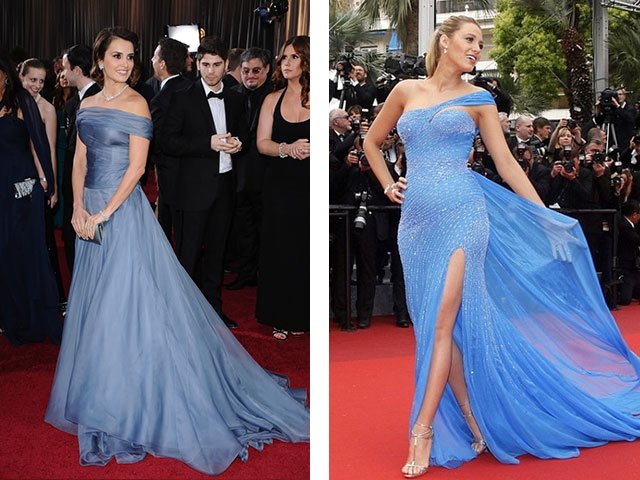 A blue dress with what to wear