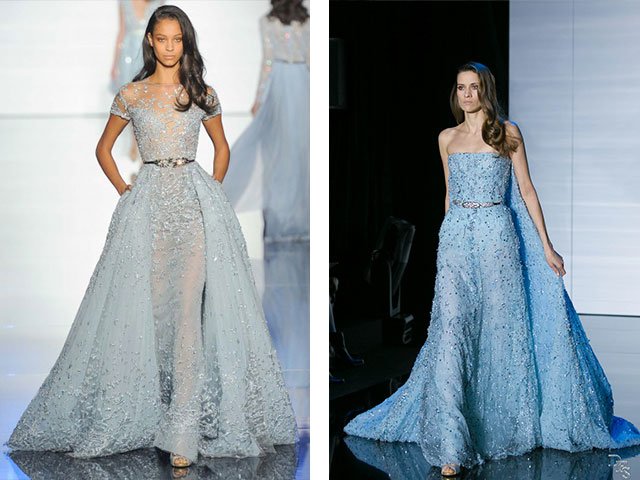 A blue dress with what to wear