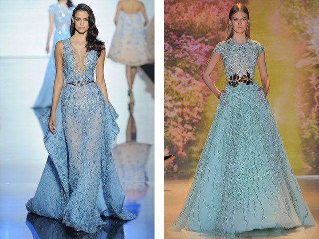 A blue dress with what to wear