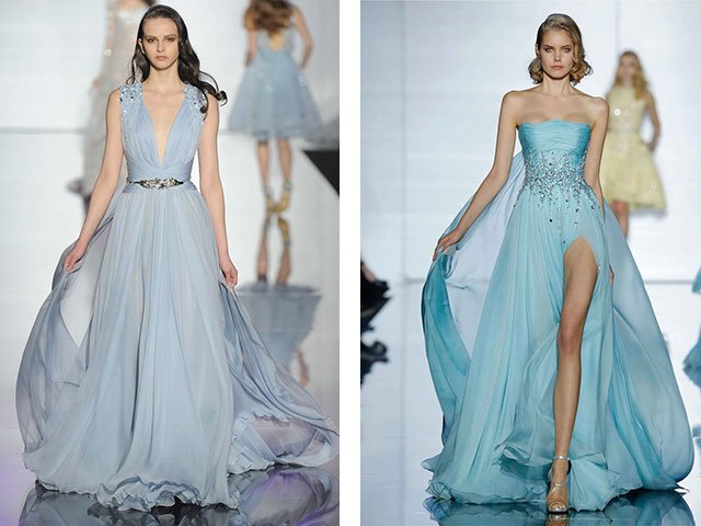 A blue dress with what to wear