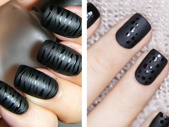 Matte nails: design in the photo (2018)