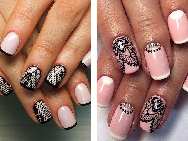 Photo ideas of manicure for short nails