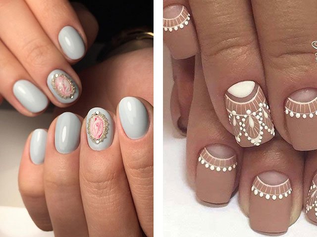 Photo ideas of manicure for short nails