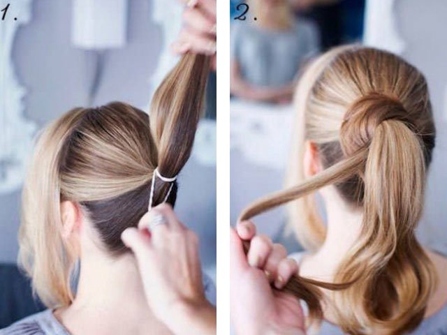 Do-it-yourself hairstyles for long medium and short hair