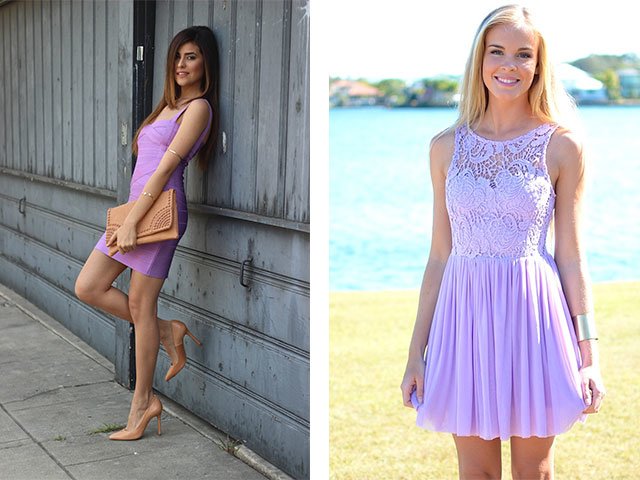 Purple or lilac dress for all occasions