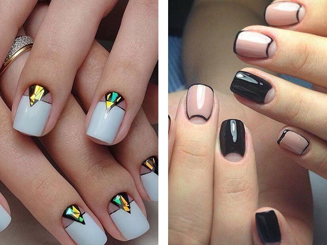 Manicure for short nails: photo, design (2018)