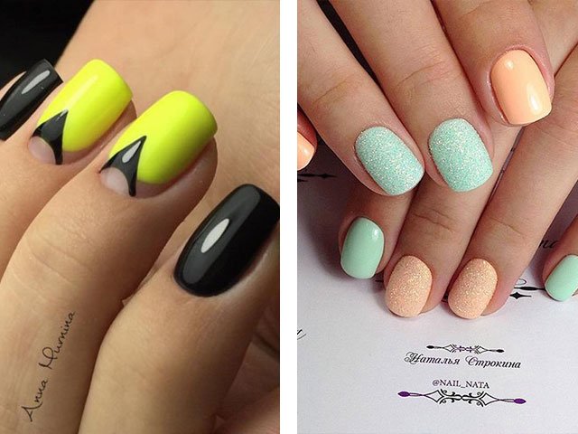 Manicure for short nails: photo, design (2018)