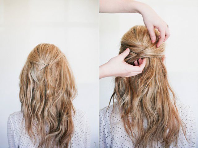 Do-it-yourself hairstyles for long medium and short hair