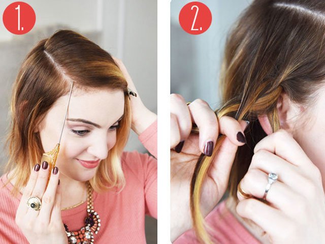 Do-it-yourself hairstyles for long medium and short hair