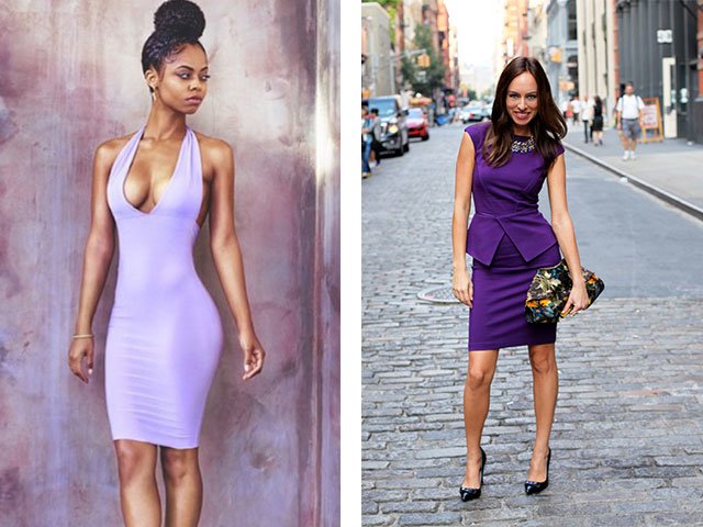 Purple or lilac dress for all occasions