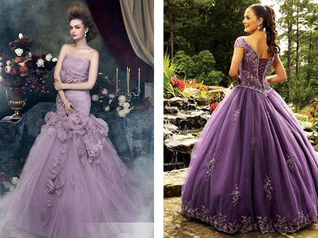 Purple or lilac dress for all occasions