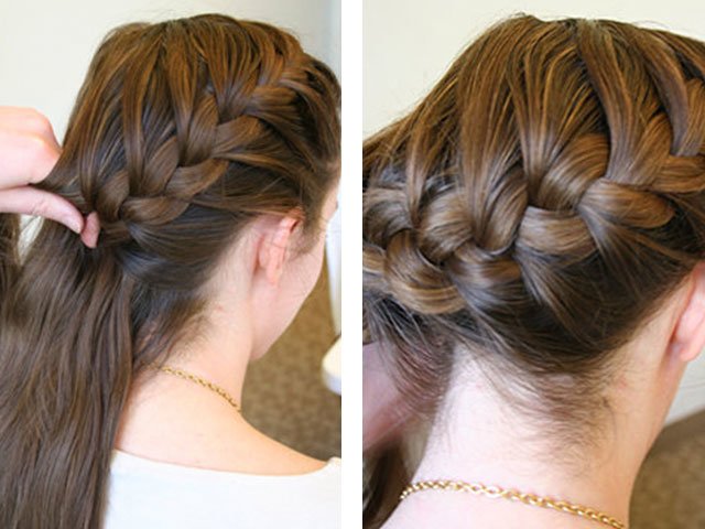 Weaving beautiful braids for girls for different hair lengths