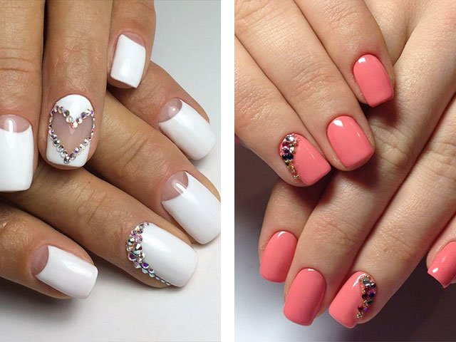 Manicure for short nails: photo, design (2018)