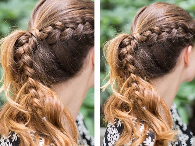 Weaving beautiful braids for girls for different hair lengths