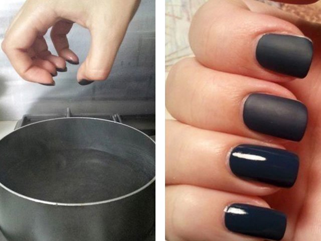 Matte nails: design in the photo (2018)