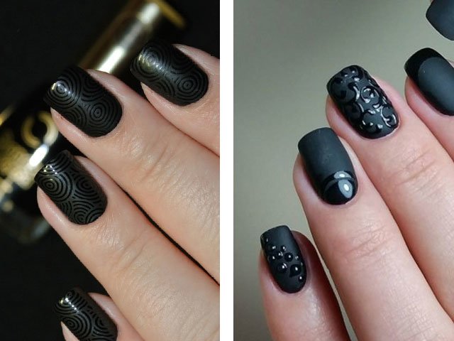 Matte nails: design in the photo (2018)