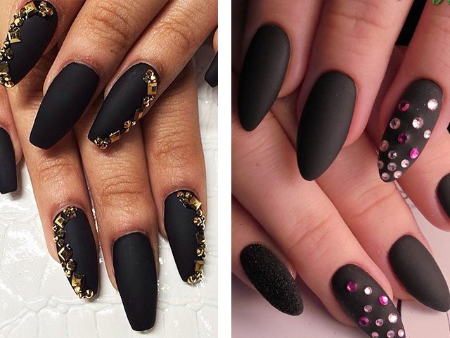 Matte nails: design in the photo (2018)