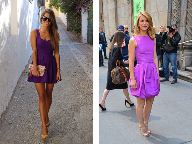 Purple or lilac dress for all occasions