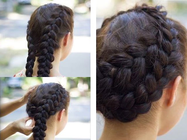 Weaving beautiful braids for girls for different hair lengths