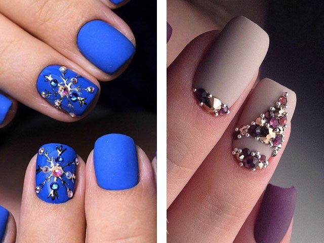 Matte nails: design in the photo (2018)