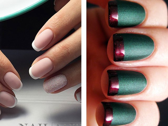 Matte nails: design in the photo (2018)