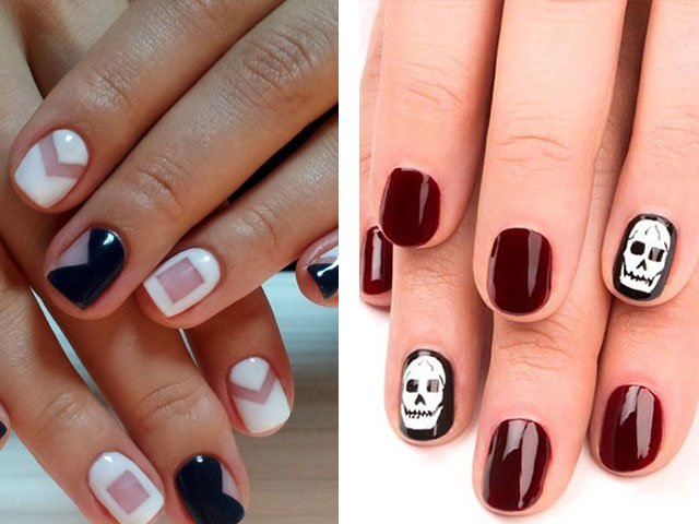 Photo ideas of manicure for short nails