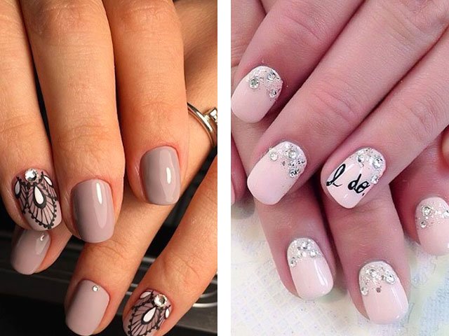 Photo ideas of manicure for short nails