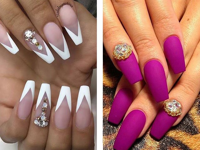 Matte nails: design in the photo (2018)