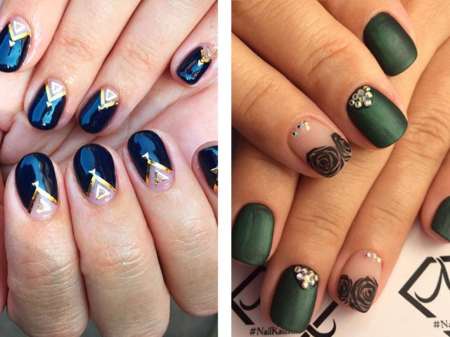 Photo ideas of manicure for short nails