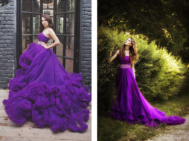 Purple or lilac dress for all occasions