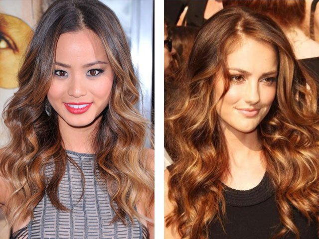 Beautiful hair color for brown eyes: trends, ideas, photos