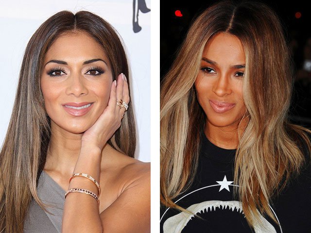 Beautiful hair color for brown eyes: trends, ideas, photos