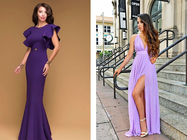 Purple or lilac dress for all occasions