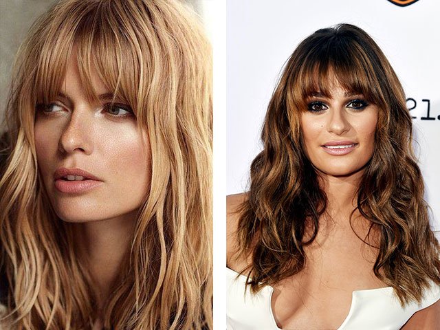 Laying on long medium and short hair at home