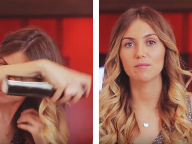 Laying on long medium and short hair at home