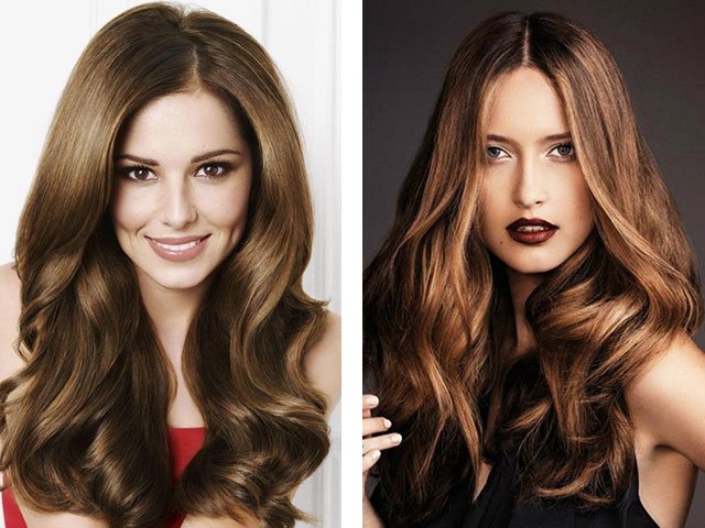 Laying on long medium and short hair at home