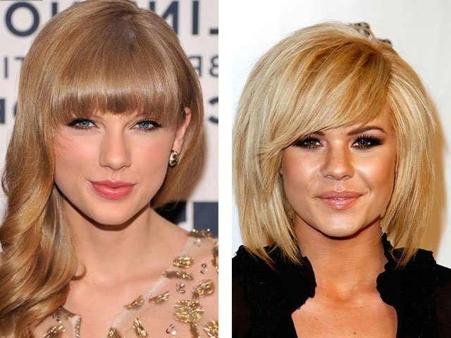 Laying on long medium and short hair at home