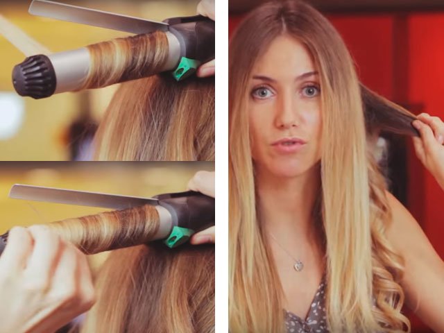 Laying on long medium and short hair at home