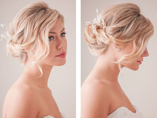 DIY hairstyles for middle hair