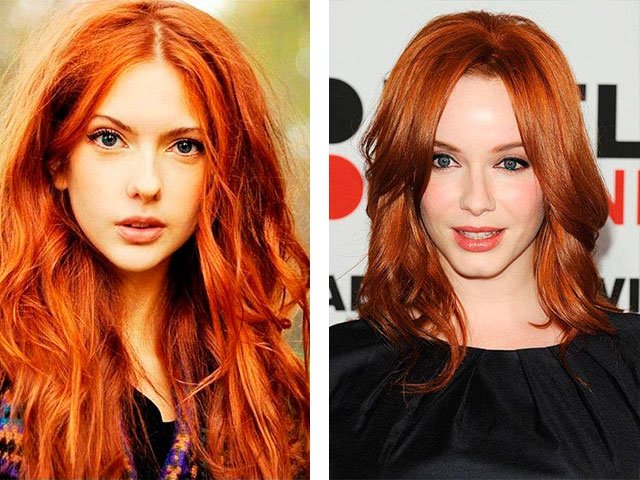Who is suitable for red hair and how to repaint at home