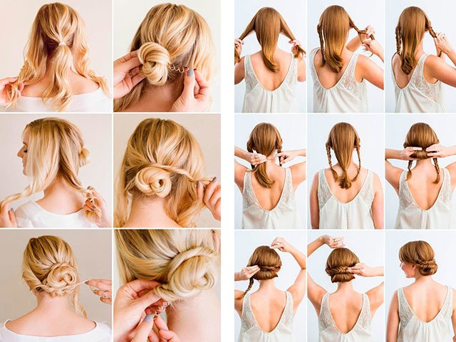 Hairstyles for hair to shoulders at home photo and video step by step