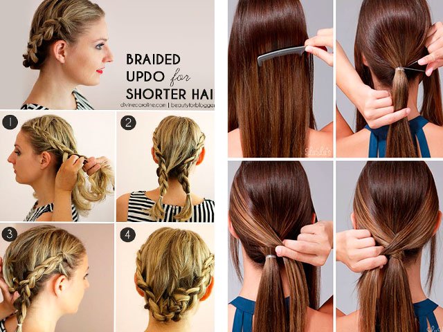 Hairstyles for hair to shoulders at home photo and video step by step